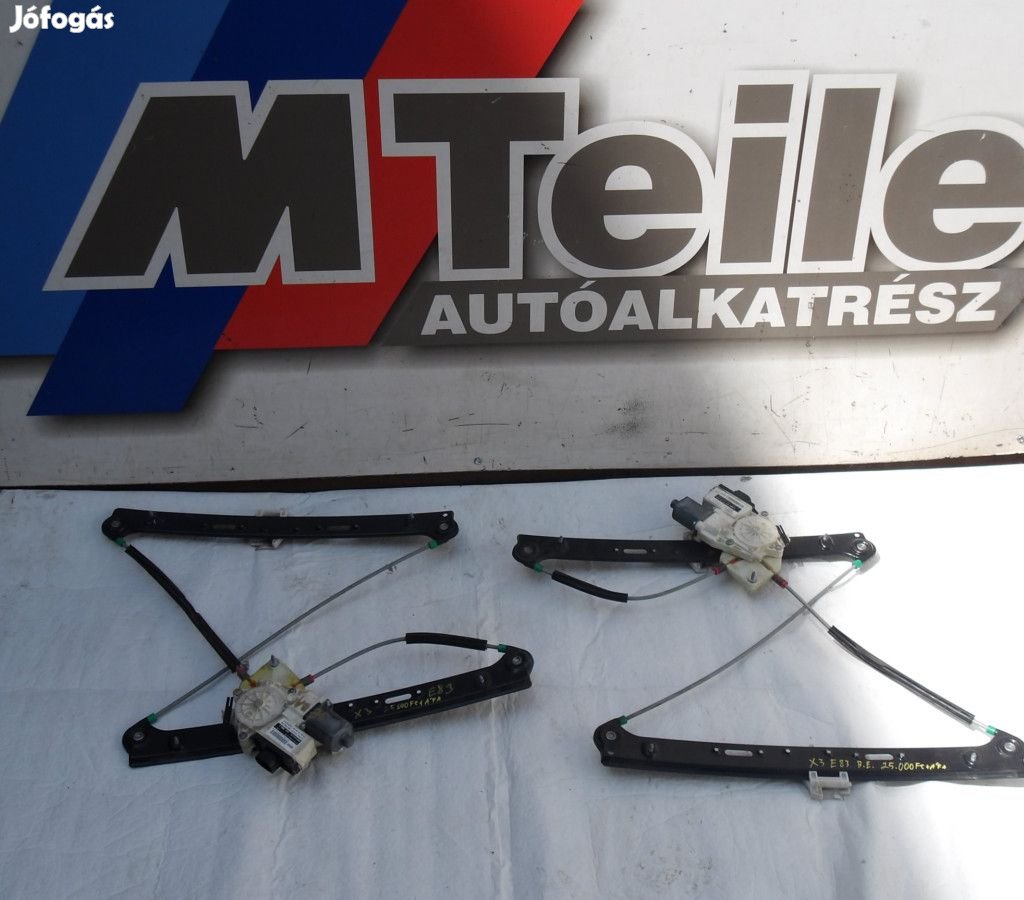 (ÁR/DB)[GYÁRI BONTOTT] BMW JOBB / BAL ELSŐ ABLAKEMELŐ | X3 E83
